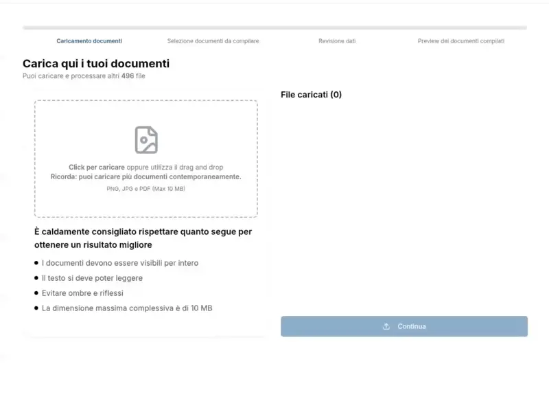 Compilazione automatica documento